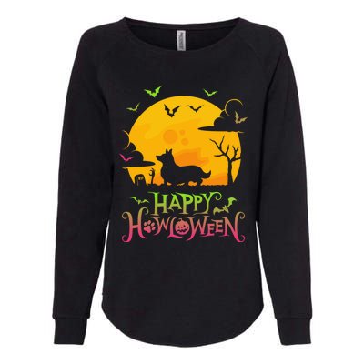 Corgi Happy Halloween Costume Dog Boo Dogs Funny Gift Womens California Wash Sweatshirt