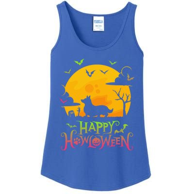 Corgi Happy Halloween Costume Dog Boo Dogs Funny Gift Ladies Essential Tank