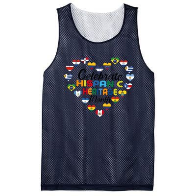 Celebrate Hispanic Heritage Month Mesh Reversible Basketball Jersey Tank