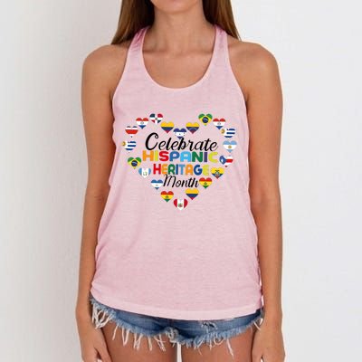 Celebrate Hispanic Heritage Month Women's Knotted Racerback Tank