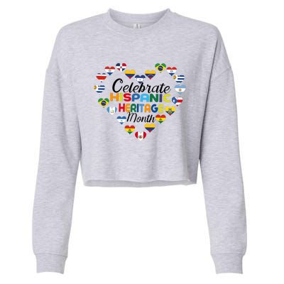 Celebrate Hispanic Heritage Month Cropped Pullover Crew