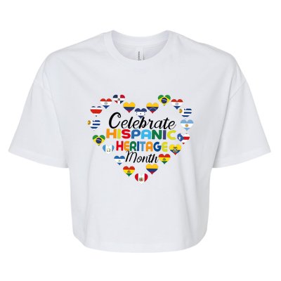 Celebrate Hispanic Heritage Month Bella+Canvas Jersey Crop Tee