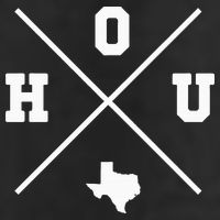 Classic Hou Houston Crossmark State Outline Adult Drive Performance Visor