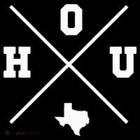 Classic Hou Houston Crossmark State Outline Cooling Performance Long Sleeve Crew