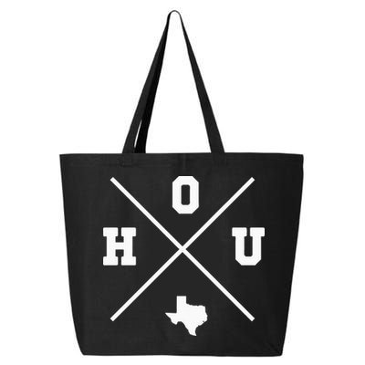 Classic Hou Houston Crossmark State Outline 25L Jumbo Tote