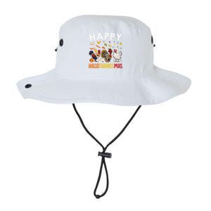 Chickens Happy HalloThanksMas Thanksgiving Christmas Legacy Cool Fit Booney Bucket Hat