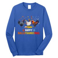 Chicken Halloween Happy Hallothanksmas Autumn Thanksgiving Gift Long Sleeve Shirt