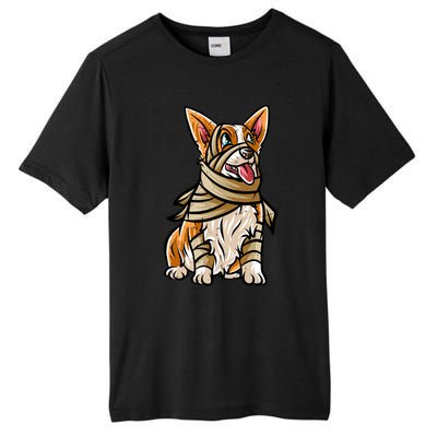 Corgi Happy Halloween Costume Mummie Great Gift Tall Fusion ChromaSoft Performance T-Shirt