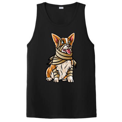 Corgi Happy Halloween Costume Mummie Great Gift PosiCharge Competitor Tank