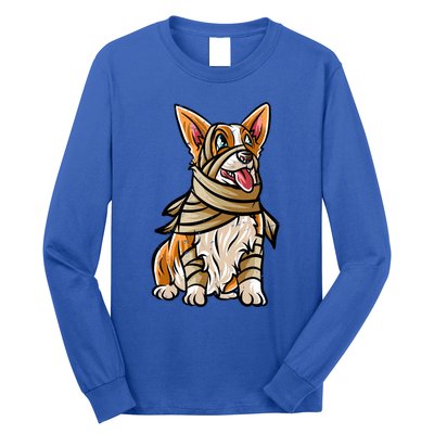 Corgi Happy Halloween Costume Mummie Great Gift Long Sleeve Shirt