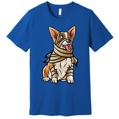 Corgi Happy Halloween Costume Mummie Great Gift Premium T-Shirt