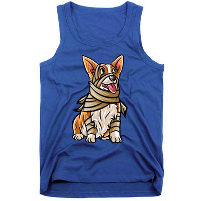 Corgi Happy Halloween Costume Mummie Great Gift Tank Top