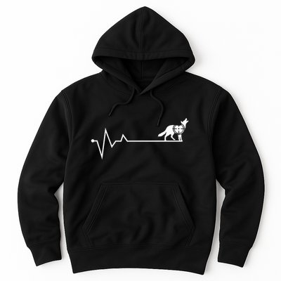 Coyote Hunting Heartbeat Yote Hunter Coyote Hoodie