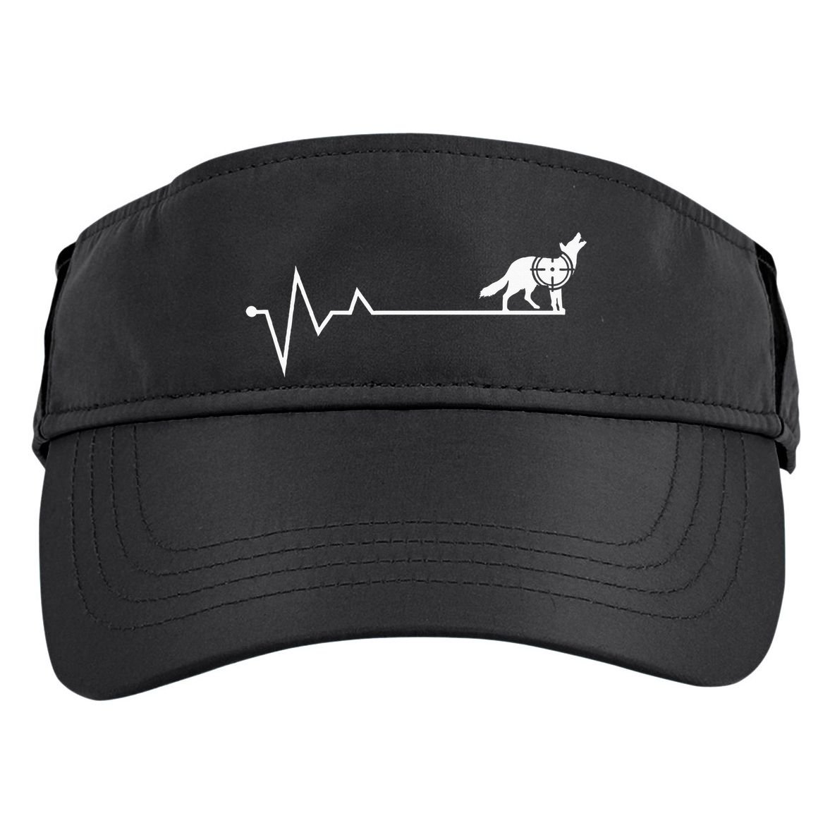 Coyote Hunting Heartbeat Yote Hunter Coyote Adult Drive Performance Visor