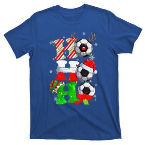 Christmas Ho Ho Ho Santa Reindeer Soccer Pajama S T-Shirt