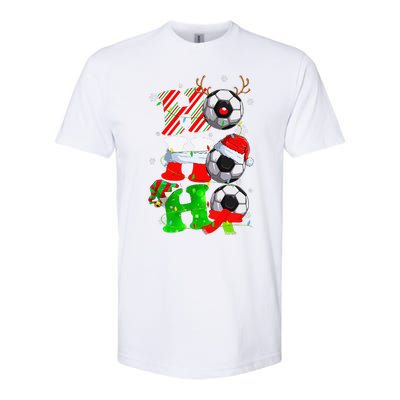 Christmas Ho Ho Ho Santa Reindeer Soccer Pajama S Softstyle CVC T-Shirt