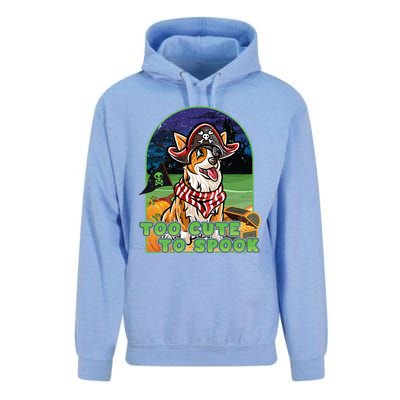 Corgi Happy Halloween Costume Pirate Gift Unisex Surf Hoodie