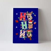 Christmas Ho Ho Ho Ger Shepherd Dog Funny Xmas Dog Cute Gift Canvas