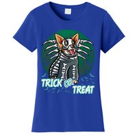 Corgi Happy Halloween Costume Skeleton Cool Gift Women's T-Shirt