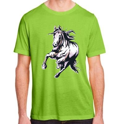 Colored Horse Horseback Riding Great Gift Adult ChromaSoft Performance T-Shirt