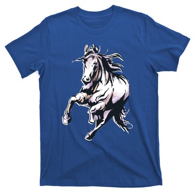 Colored Horse Horseback Riding Great Gift T-Shirt