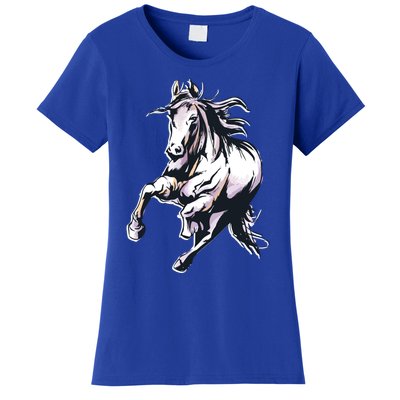 Colored Horse Horseback Riding Great Gift Women's T-Shirt