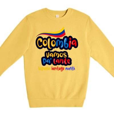 Colombia Hispanic Heritage Premium Crewneck Sweatshirt