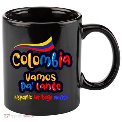 Colombia Hispanic Heritage 11oz C Handle Ceramic Mug