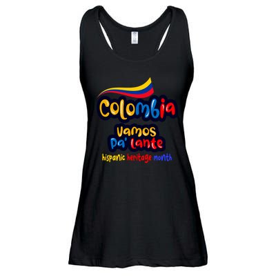 Colombia Hispanic Heritage Ladies Essential Flowy Tank