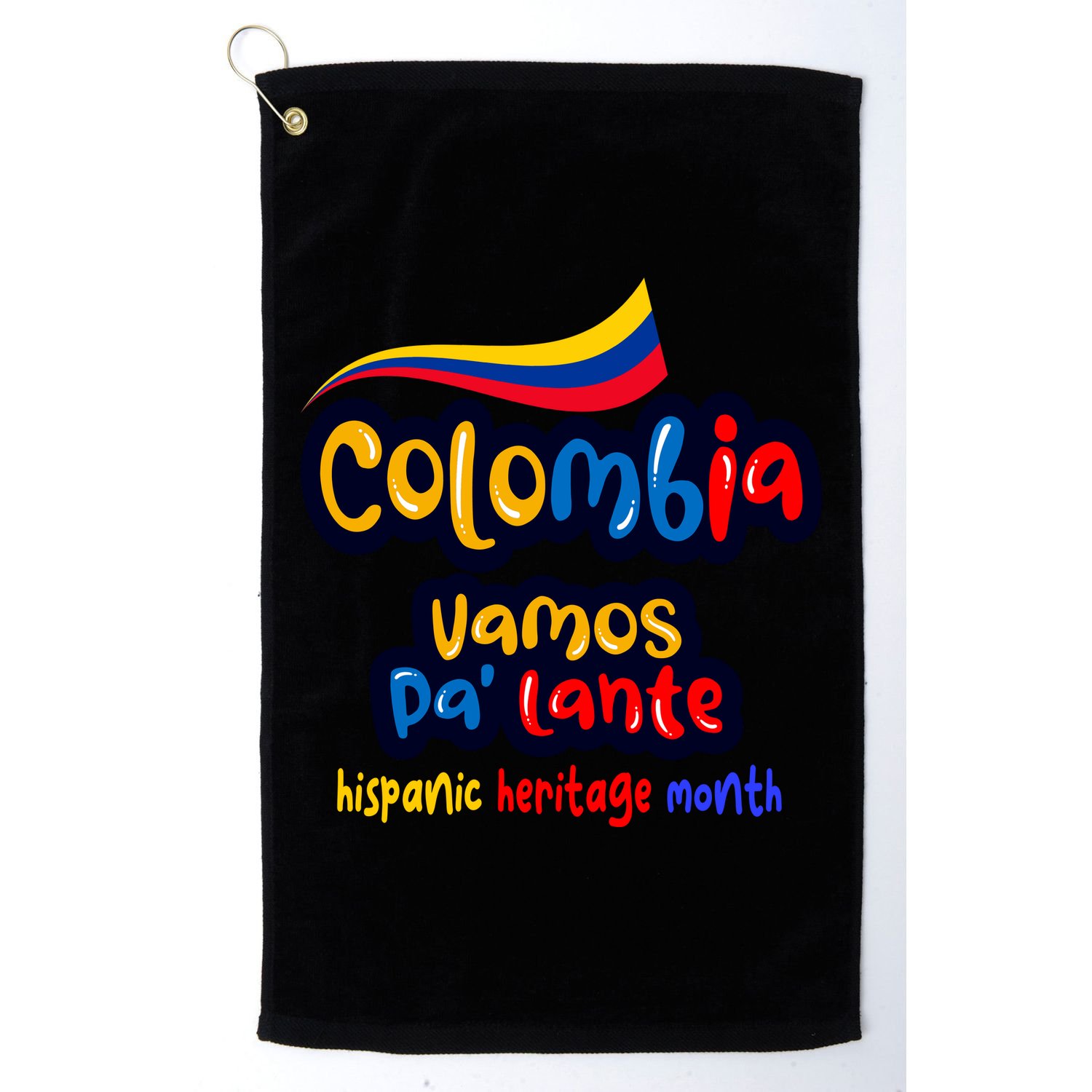 Colombia Hispanic Heritage Golf Towel