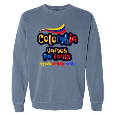 Colombia Hispanic Heritage Garment-Dyed Sweatshirt