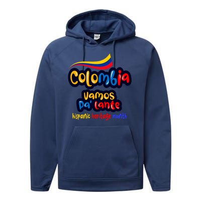 Colombia Hispanic Heritage Performance Fleece Hoodie