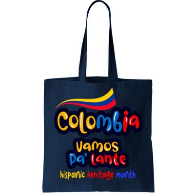 Colombia Hispanic Heritage Tote Bag