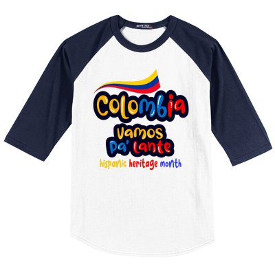 Colombia Hispanic Heritage Baseball Sleeve Shirt