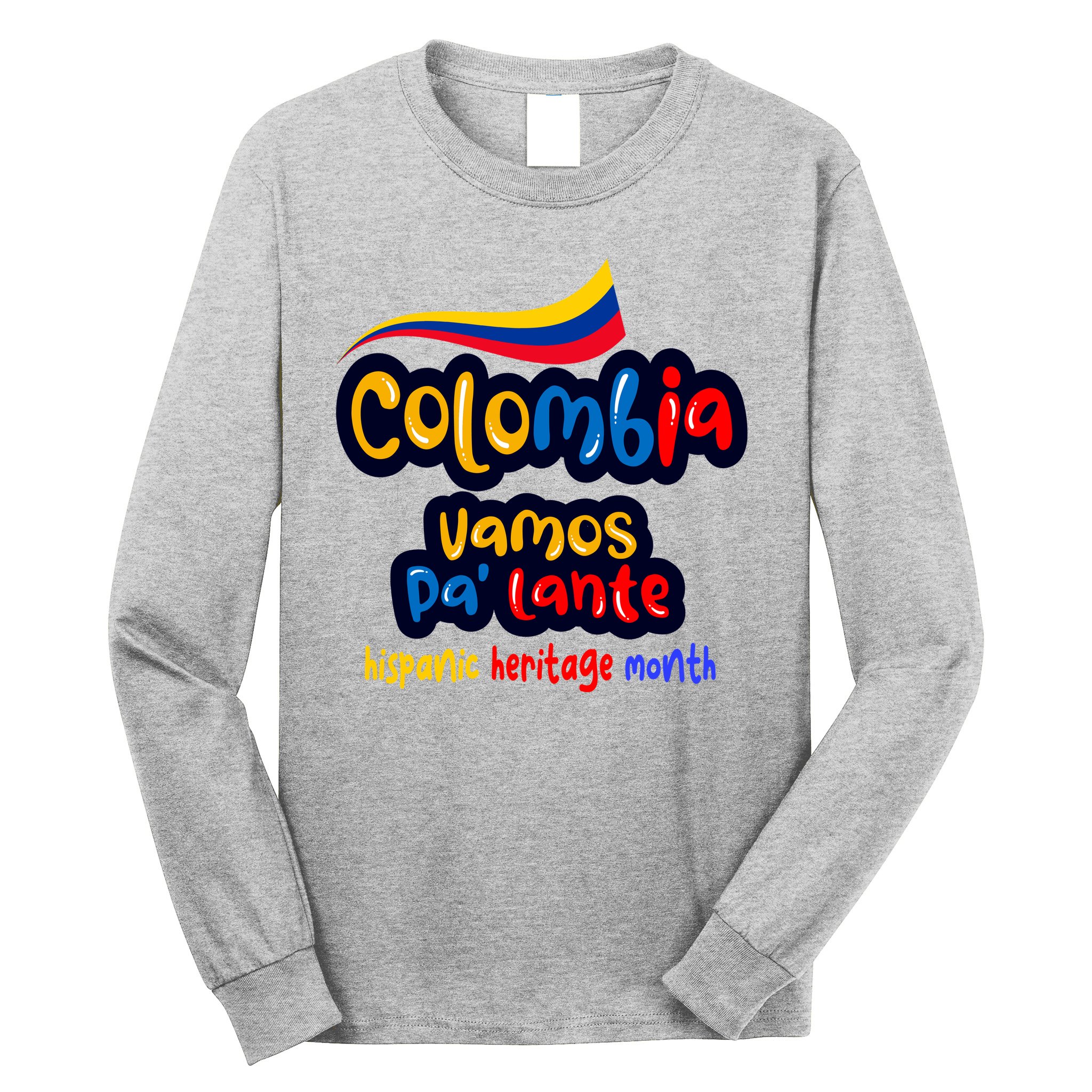 Colombia Hispanic Heritage Long Sleeve Shirt