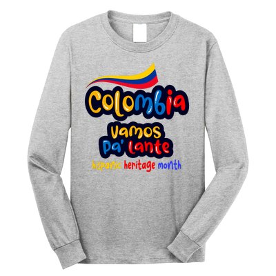 Colombia Hispanic Heritage Long Sleeve Shirt