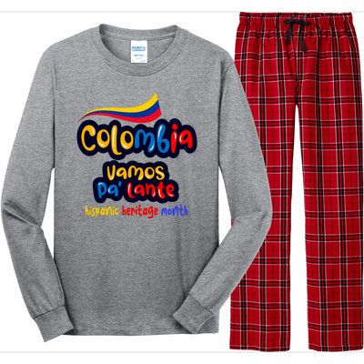 Colombia Hispanic Heritage Long Sleeve Pajama Set