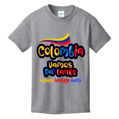 Colombia Hispanic Heritage Kids T-Shirt