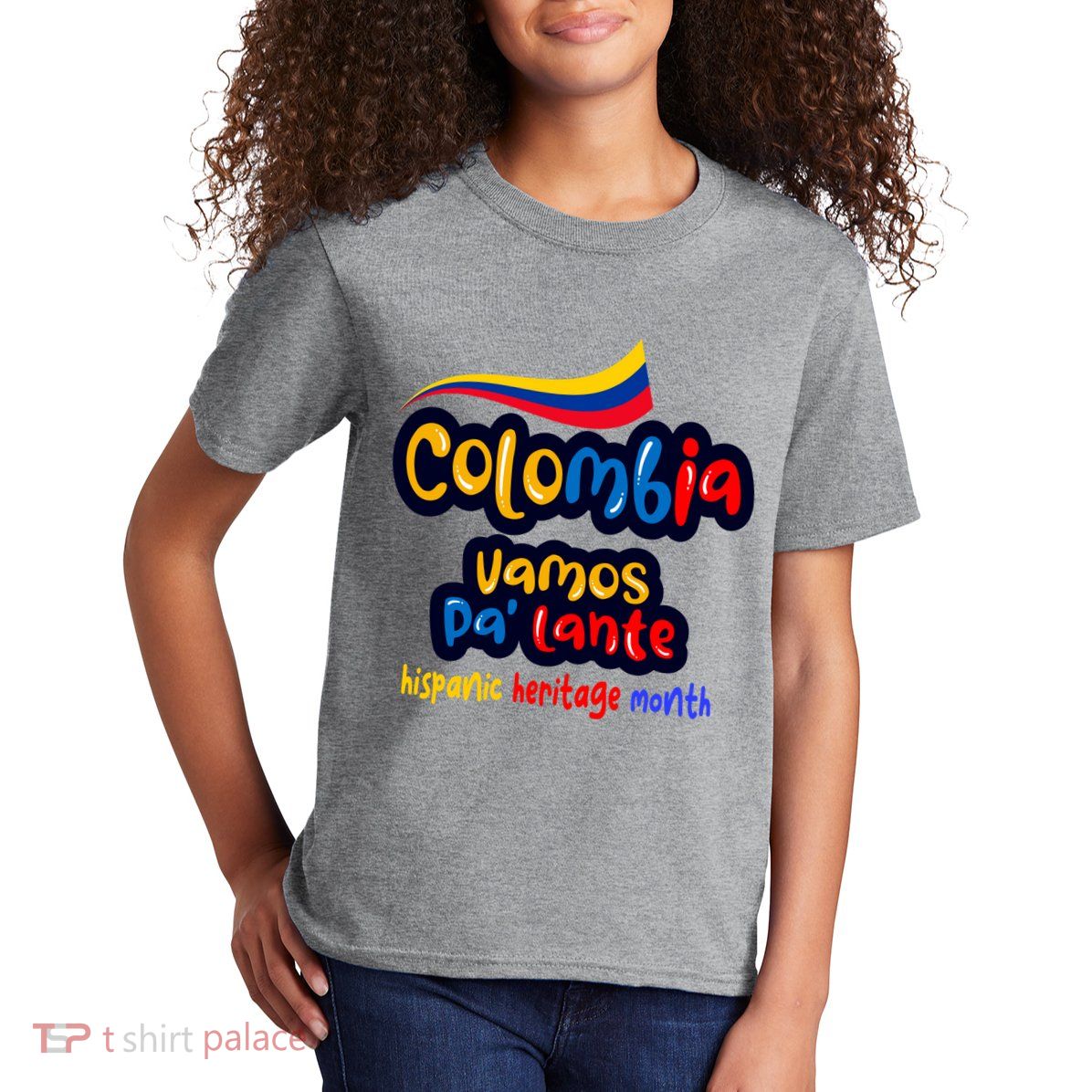 Colombia Hispanic Heritage Kids T-Shirt