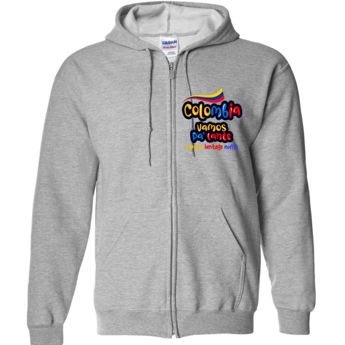 Colombia Hispanic Heritage Full Zip Hoodie