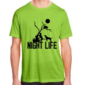 Coon Hound Hunting Night Life Hunting Dog Coon Hunting Funny Gift Adult ChromaSoft Performance T-Shirt