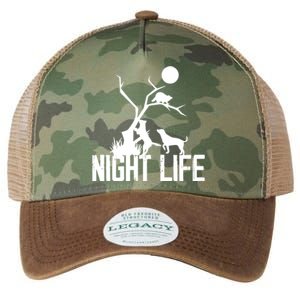 Coon Hound Hunting Night Life Hunting Dog Coon Hunting Funny Gift Legacy Tie Dye Trucker Hat