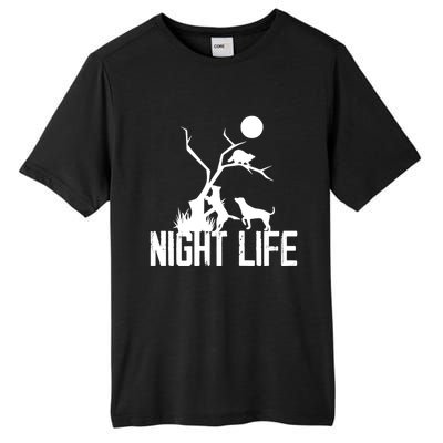 Coon Hound Hunting Night Life Hunting Dog Coon Hunting Funny Gift Tall Fusion ChromaSoft Performance T-Shirt