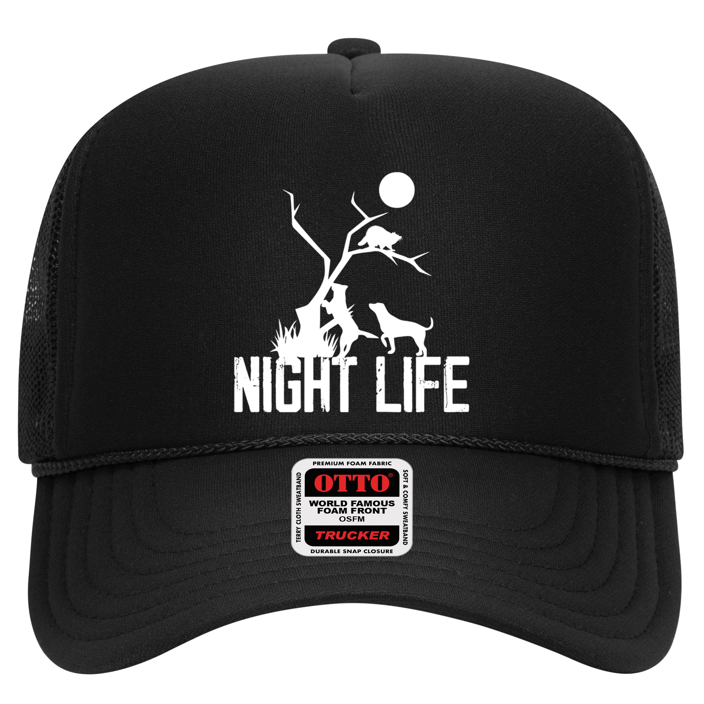 Coon Hound Hunting Night Life Hunting Dog Coon Hunting Funny Gift Hat