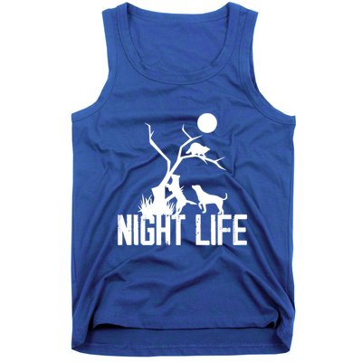 Coon Hound Hunting Night Life Hunting Dog Coon Hunting Funny Gift Tank Top