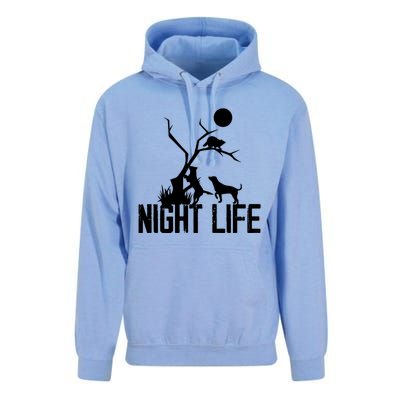 Coon Hound Hunting Night Life Hunting Dog Coon Hunting Funny Gift Unisex Surf Hoodie