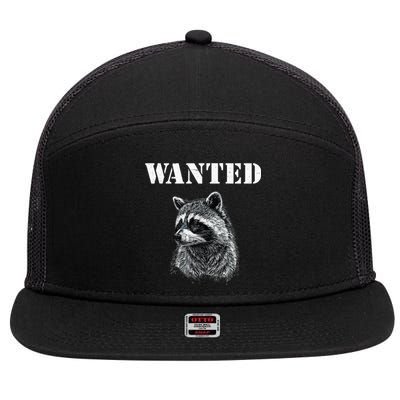 Coon Hunting Hunter Funny Quote 7 Panel Mesh Trucker Snapback Hat