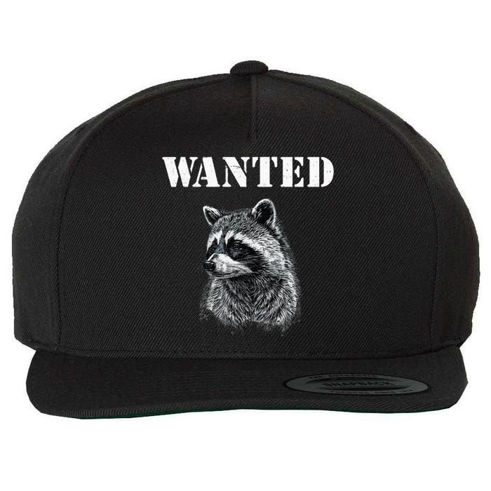 Coon Hunting Hunter Funny Quote Wool Snapback Cap