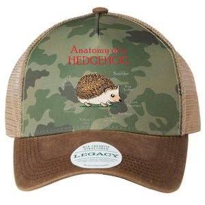 Cute Hedge Hog Animal Anatomy Hedgehog Memes Pet Lover Gift Legacy Tie Dye Trucker Hat