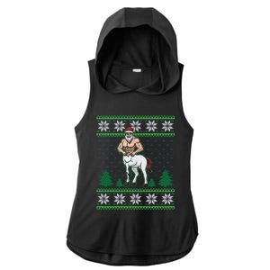 Centaur Half Half Horse Greek Mythology Cool Christmas Gift Ladies PosiCharge Tri-Blend Wicking Draft Hoodie Tank